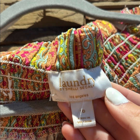 Laundry by Shelli Segal Off the Shoulder Dress Sz 10 - Picture 3 of 4